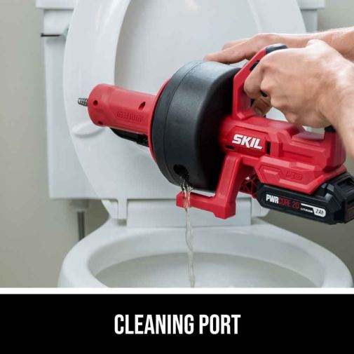 Tools SKIL New MULTIVOLT Power Snake Drain Cleaner 20V Kit 42Z8B2