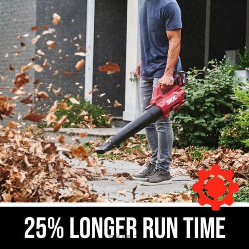Tools SKIL PWR CORE 20 Brushless 400 CFM Leaf Blower Kit 42Z8B28