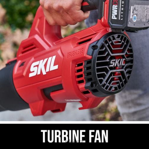 Tools SKIL PWR CORE 20 Brushless 400 CFM Leaf Blower Kit 42Z8B28