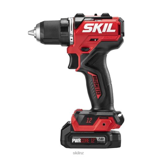 Tools SKIL PWR CORE 12 Brushless 12V 1/2 IN. Compact Drill Driver Kit 42Z8B5