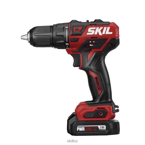 Tools SKIL PWR CORE 12 Brushless 12V 1/2 IN. Cordless Drill Driver Kit 42Z8B41