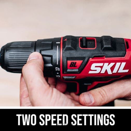 Tools SKIL PWR CORE 12 Brushless 12V 1/2 IN. Cordless Drill Driver Kit 42Z8B41