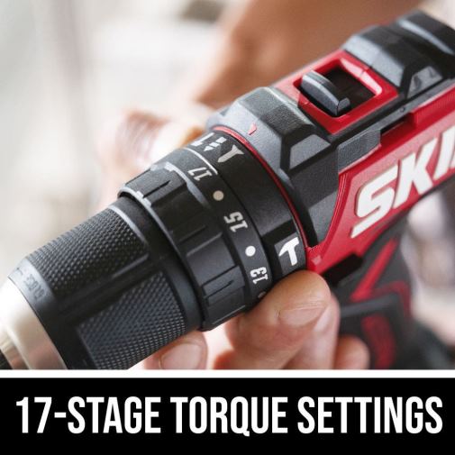 Tools SKIL PWR CORE 20 Brushless 20V 1/2 IN. Compact Hammer Drill Kit 42Z8B12