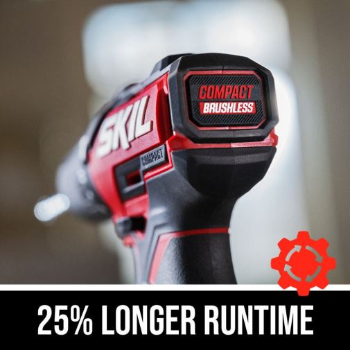Tools SKIL PWR CORE 20 Brushless 20V 1/2 IN. Compact Hammer Drill Kit 42Z8B12