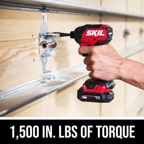 Tools SKIL PWR CORE 12 Brushless 12V 1/4 IN. Hex Impact Driver Kit 42Z8B8