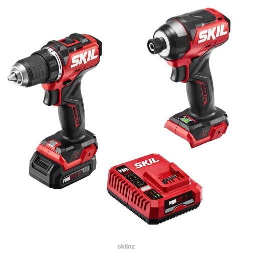 Tools SKIL PWR CORE 12 Brushless 12V Compact Drill Driver & Impact Driver Kit 42Z8B32