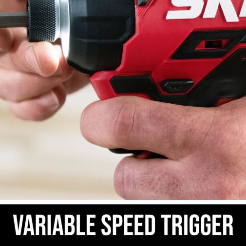 Tools SKIL PWR CORE 20 Brushless 20V 1/4 IN. Compact Hex Impact Driver Kit 42Z8B13