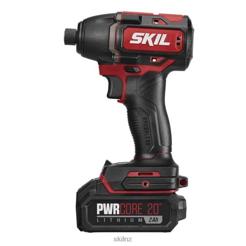 Tools SKIL PWR Core 20 Brushless 20V 1/4 IN. Hex Impact Driver Kit 42Z8B40