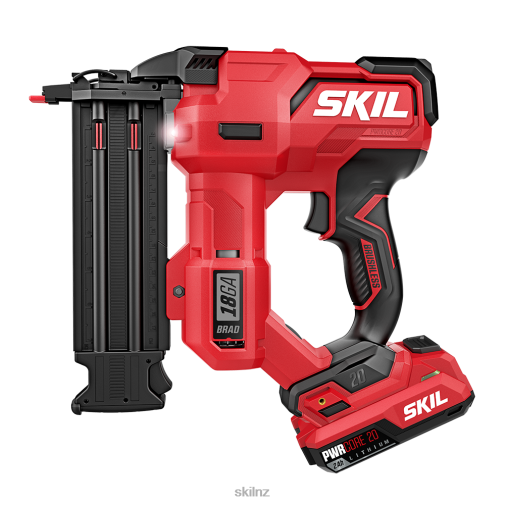 Tools SKIL New PWR CORE 20 Brushless 20V 18Ga Brad Nailer Kit 42Z8B1