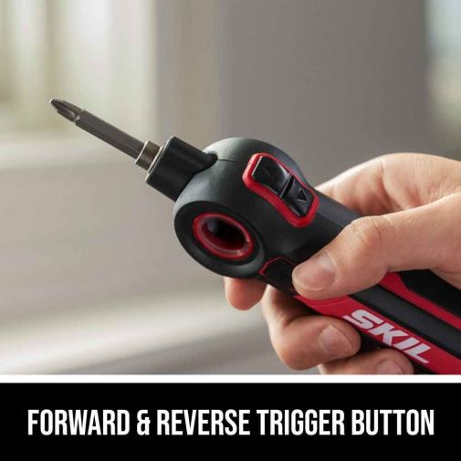 Tools SKIL Twist 2.0 Rechargeable 4V Screwdriver with 2 PC Bit Kit 42Z8B3