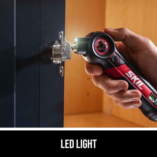 Tools SKIL Twist 2.0 Rechargeable 4V Screwdriver with 2 PC Bit Kit 42Z8B3