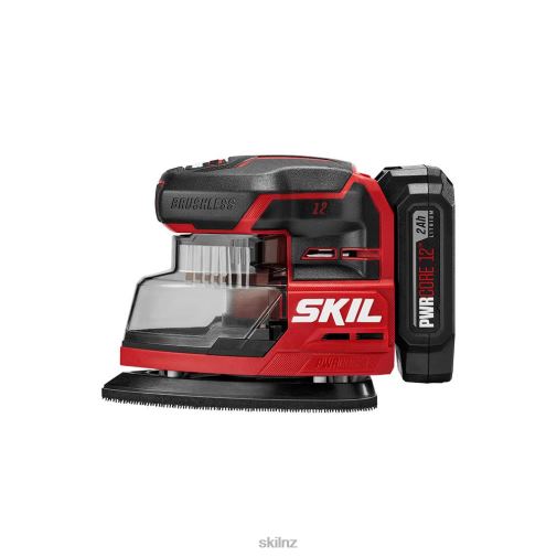 Tools SKIL PWR CORE 12 Brushless 12V Compact Detail Sander Kit 42Z8B6