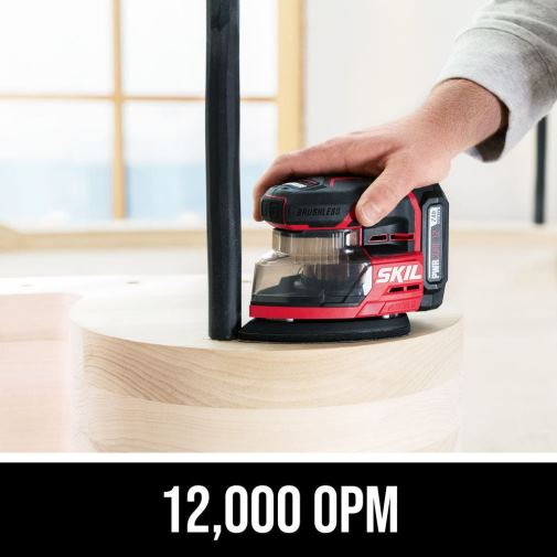 Tools SKIL PWR CORE 12 Brushless 12V Compact Detail Sander Kit 42Z8B6