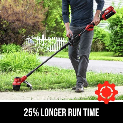 Tools SKIL PWR CORE 40 Brushless 40V 15 In. String Trimmer with Smart Load Kit 42Z8B20