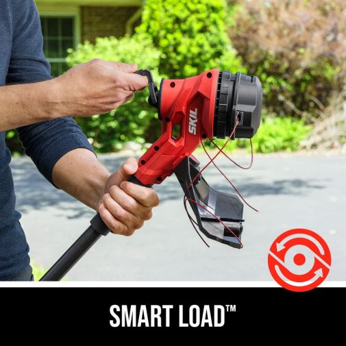 Tools SKIL PWR CORE 40 Brushless 40V 15 In. String Trimmer with Smart Load Kit 42Z8B20