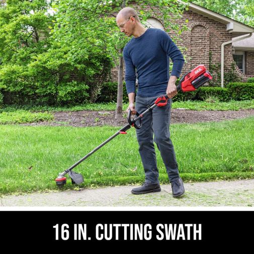Tools SKIL PWR CORE 40 Brushless 40V 16 In. Power Head String Trimmer Kit 42Z8B21