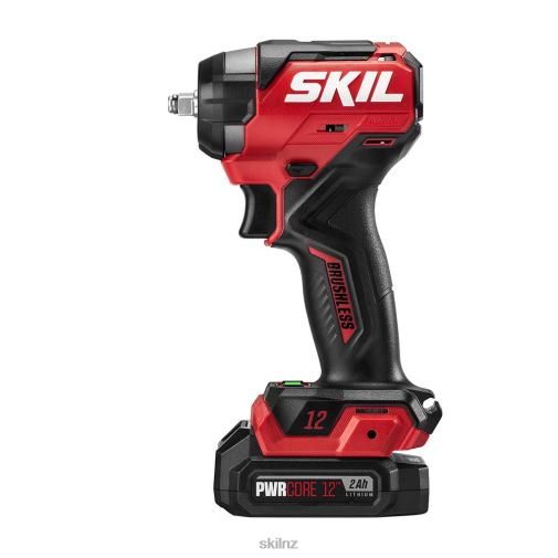 Tools SKIL PWR CORE 12 Brushless 12V 3/8 IN. Impact Wrench Kit 42Z8B9