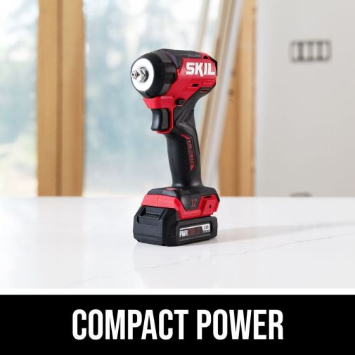 Tools SKIL PWR CORE 12 Brushless 12V 3/8 IN. Impact Wrench Kit 42Z8B9