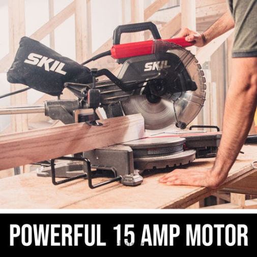 Saws SKIL 10 IN. Dual Bevel Sliding Miter Saw 42Z8B18