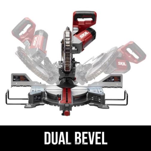 Saws SKIL 10 IN. Dual Bevel Sliding Miter Saw 42Z8B18