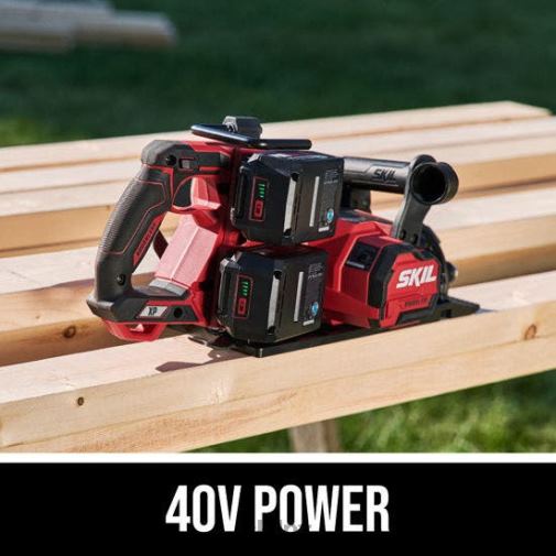 Saws SKIL PWR CORE 20 XP Brushless 2 x 20V 7-1/4 IN. Rear Handle Circular Saw 42Z8B29